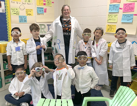 a photo from the laurel hill science lab